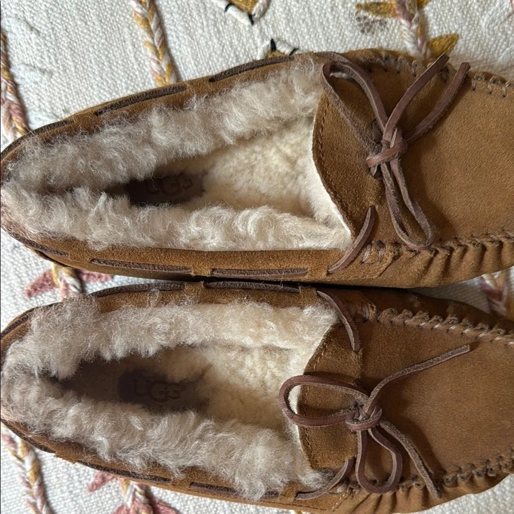 UGG Brown Moccasin Slippers- CLOSET CLEAR OUT